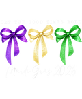 Mardi Gras 620 - Mardi Gras Let The Good Times Roll Coquette Bow Women Girl T Shirt