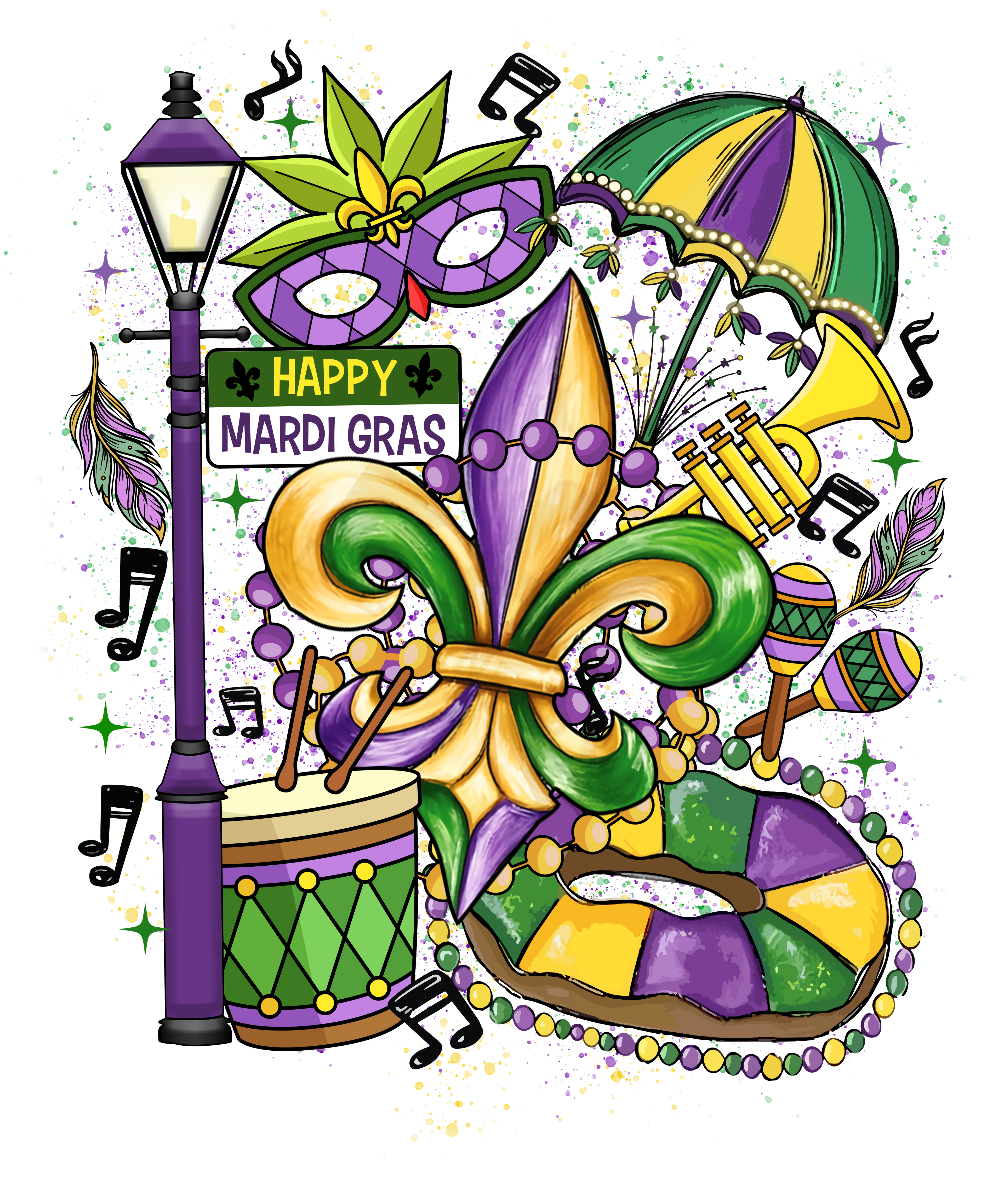 Mardi Gras 933 - Or 23122024 Vtn Vintage Mardi Gras