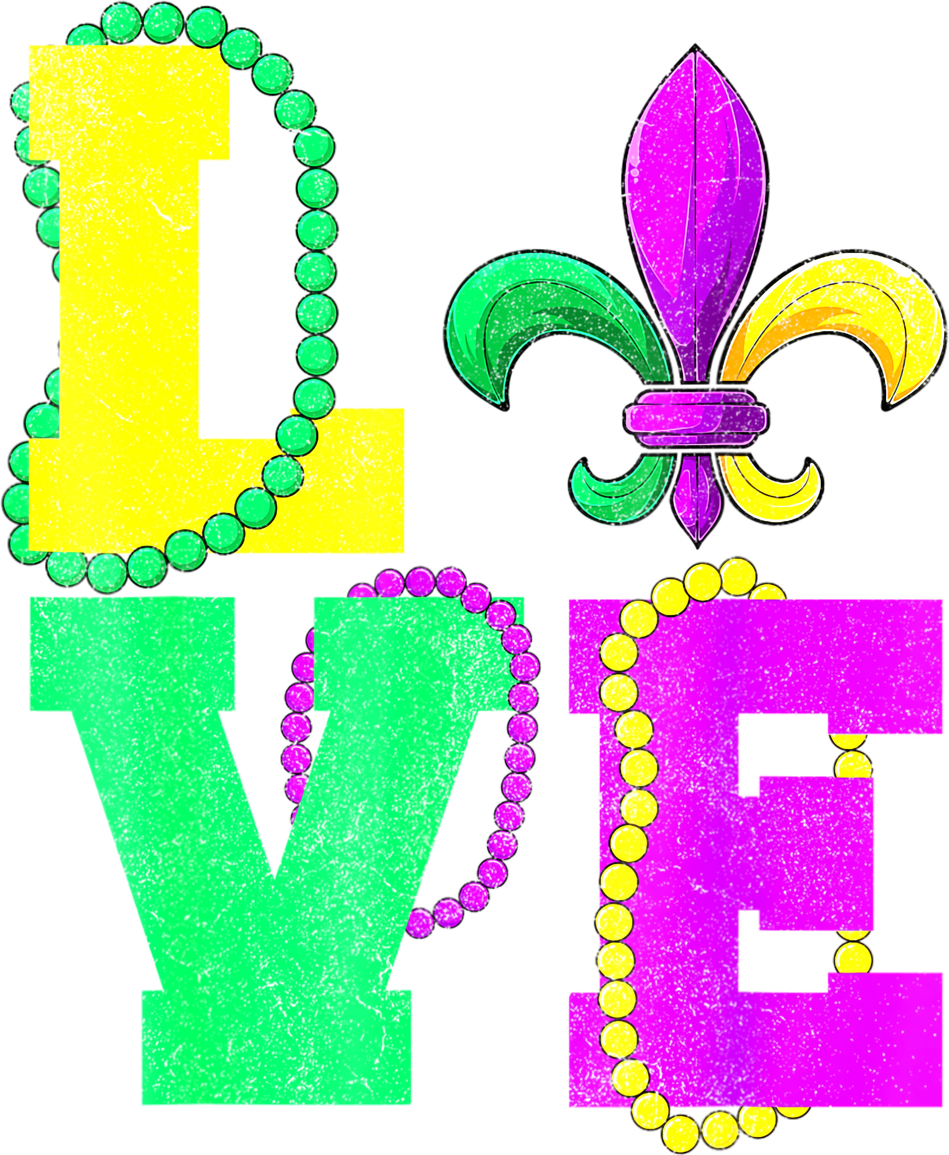 Mardi Gras 627 - Mardi Gras Love Vintage Fleur De Lys Apparel, Men Women Kids T Shirt