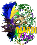 Mardi Gras 654 - Mardi Gras Shirt 2020 Gift Beads Mask Feathers New Orleans T Shirt