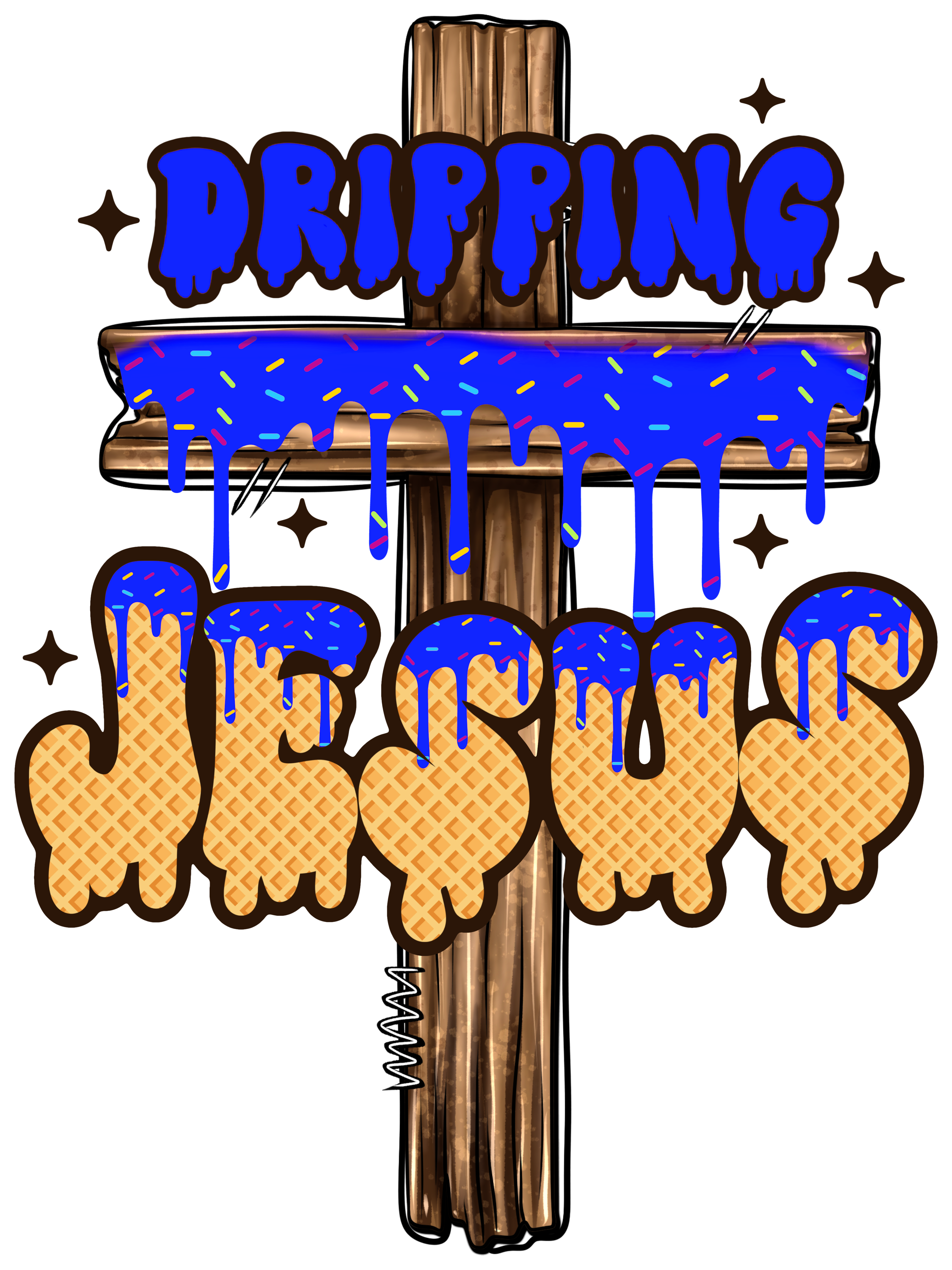 Christian 113 - Drip Blue