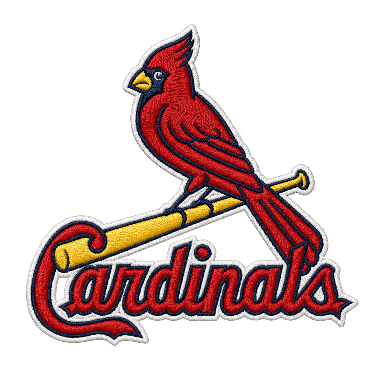 Randomness 434 - Cardinals Embroidered