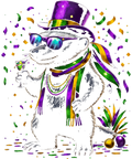 Mardi Gras 613 - Mardi Gras Honey Badger Costume Men Women Mardi Gras Sweatshirt