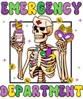 Mardi Gras 639 - Mardi Gras Nurse Nursing Fat Tuesday Emergency Department Sweatshirt