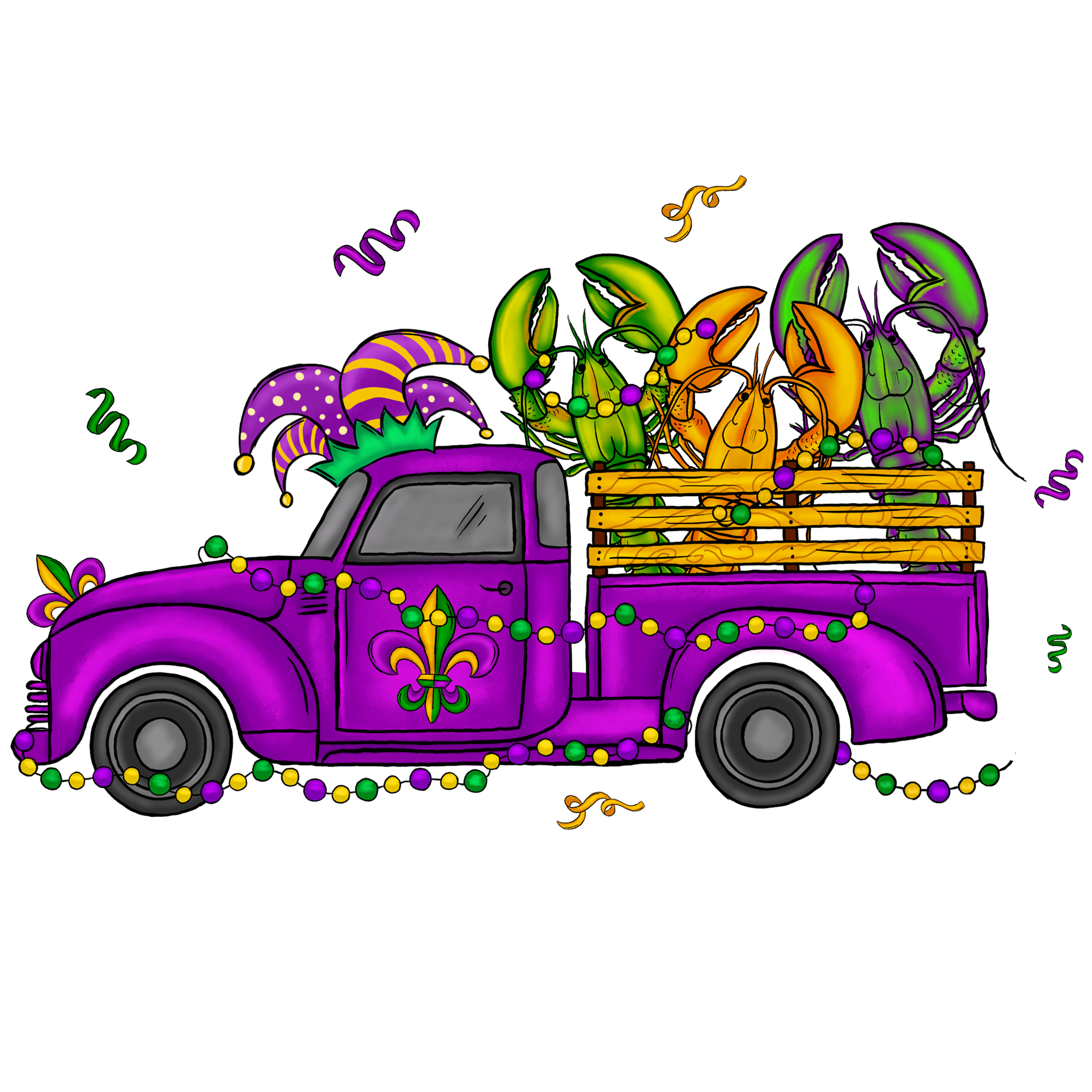 Mardi Gras 576 - Mardi Gras Bundle Lobster Car