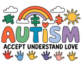 Autism 880 - Copy Of Colorful Retro Nurse Png, Brushstroke Nurse