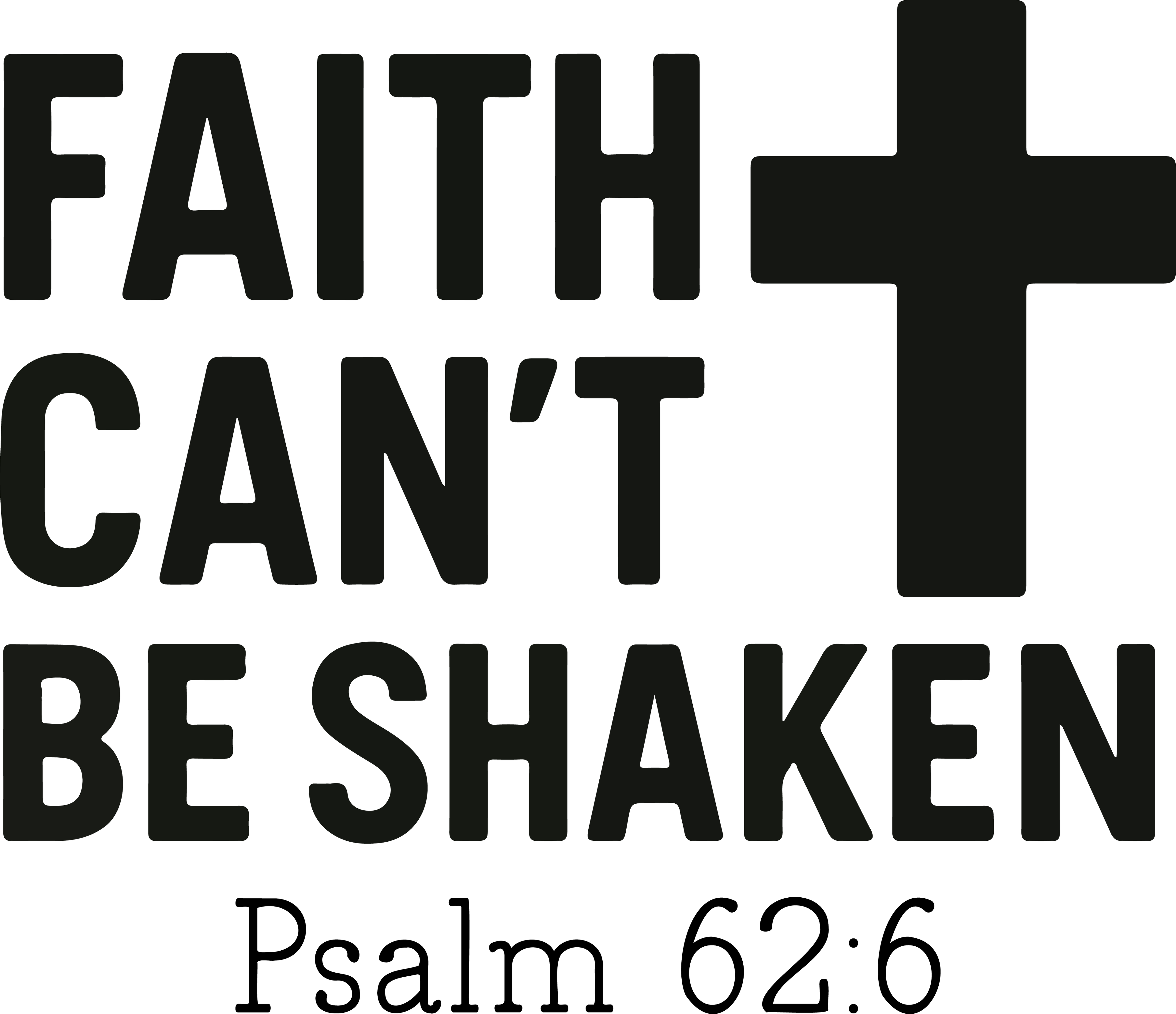 faith can't be shaken