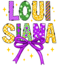 Mardi Gras 972 - Or 412025 Nhuy Louisiana Mardi Gras Coquette Bow