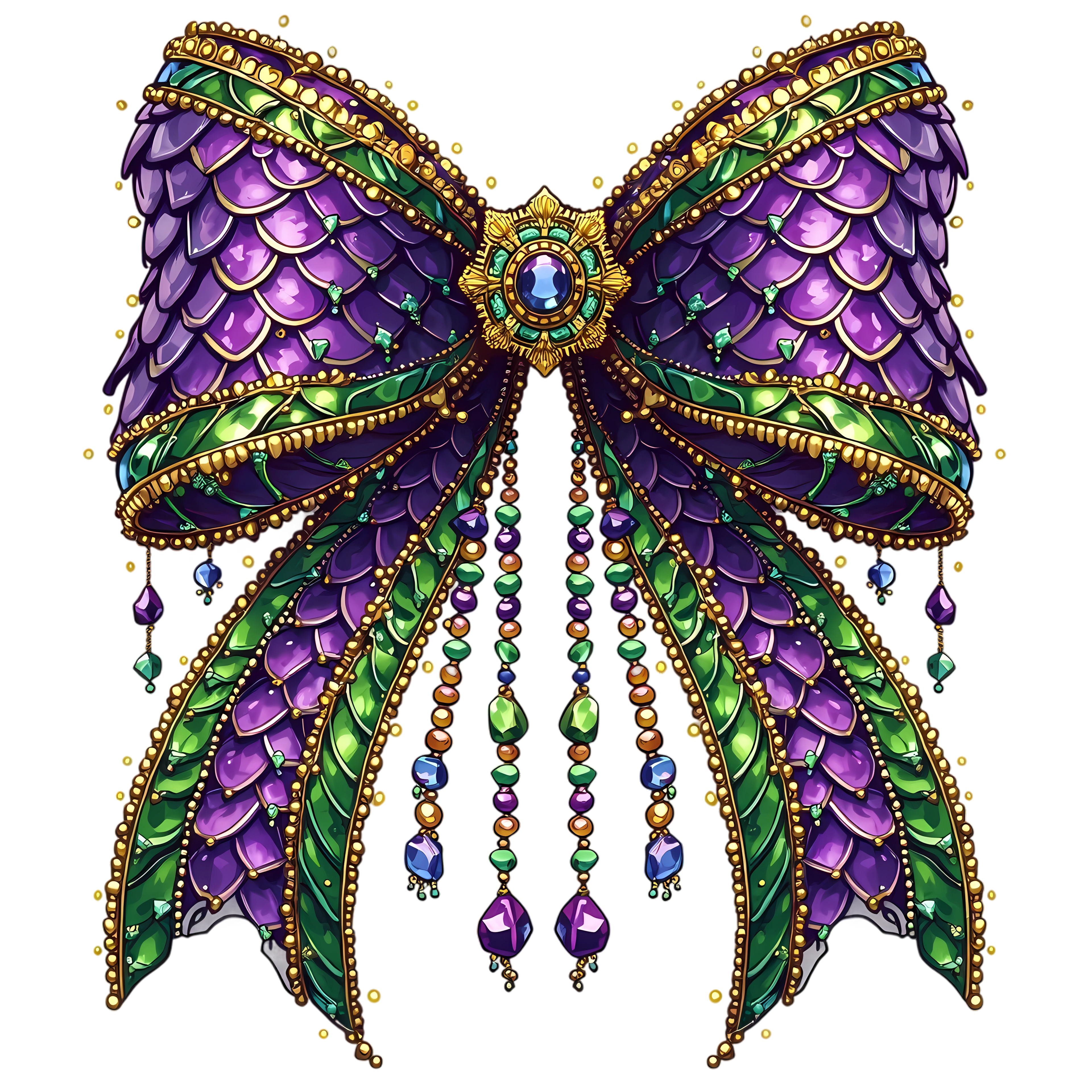 Mardi Gras 435 - Glitter Coquette Mardi Gras Png 111897171 8