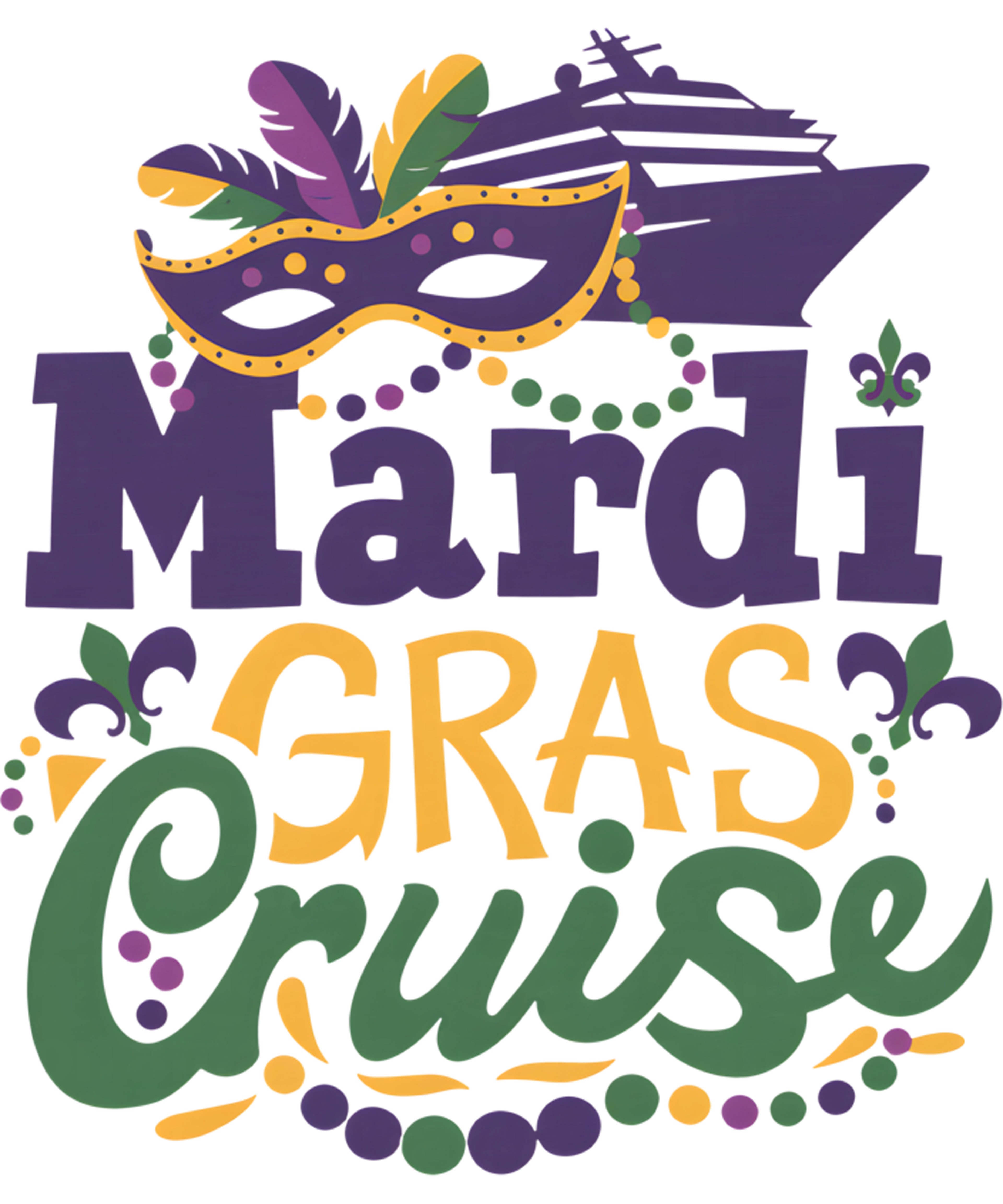Mardi Gras 600 - Mardi Gras Cruise Crew 2026 Family Friend Group Vacations Sweatshirt (4)