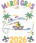 Mardi Gras 597 - Mardi Gras Cruise Crew 2026 Family Friend Group Vacations Sweatshirt (1)