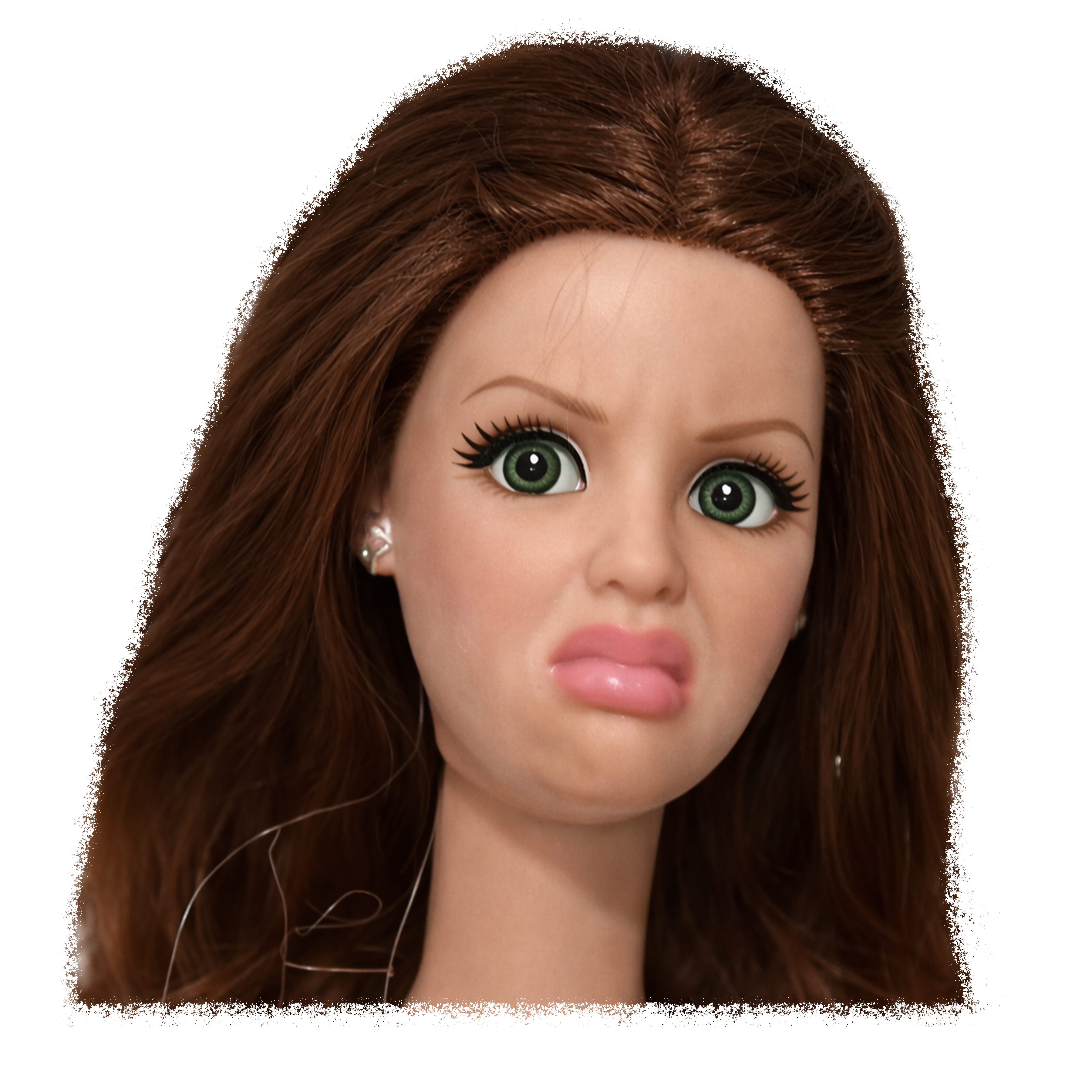 Randomness 550 - Disgust Barbie Brown Hair