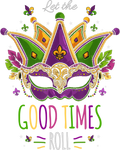Mardi Gras 511 - Let The Good Times Roll Mardi Gras Pullover Hoodie