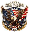 4th of July 60 - 250th Anniversary Usa Flag 250 Years American Bald Eagle Sweatshirt
