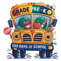 Back to School 311 - Coquette 100th Day Of School Truck Png