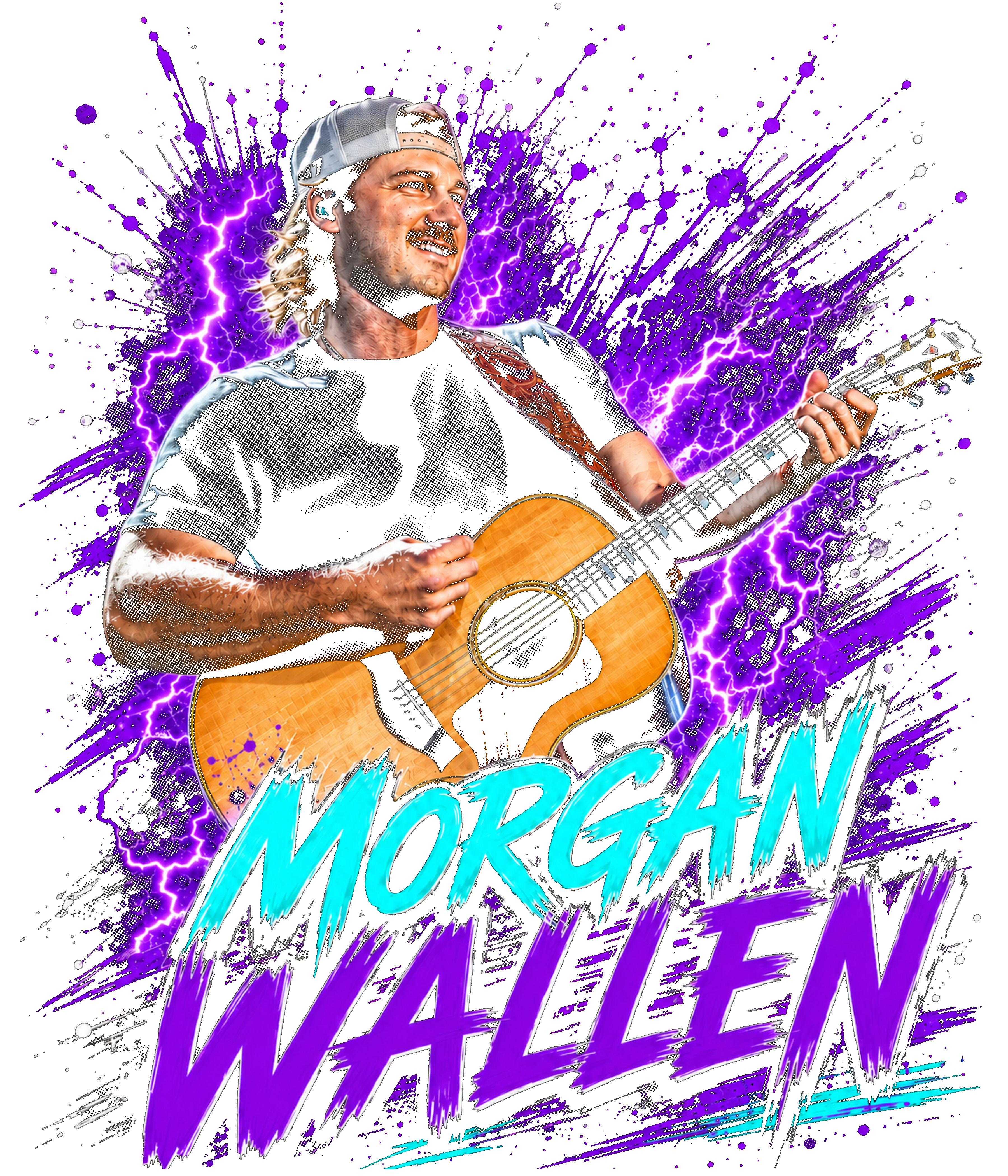 Randomness 1768 - Wallen Halftone Bright