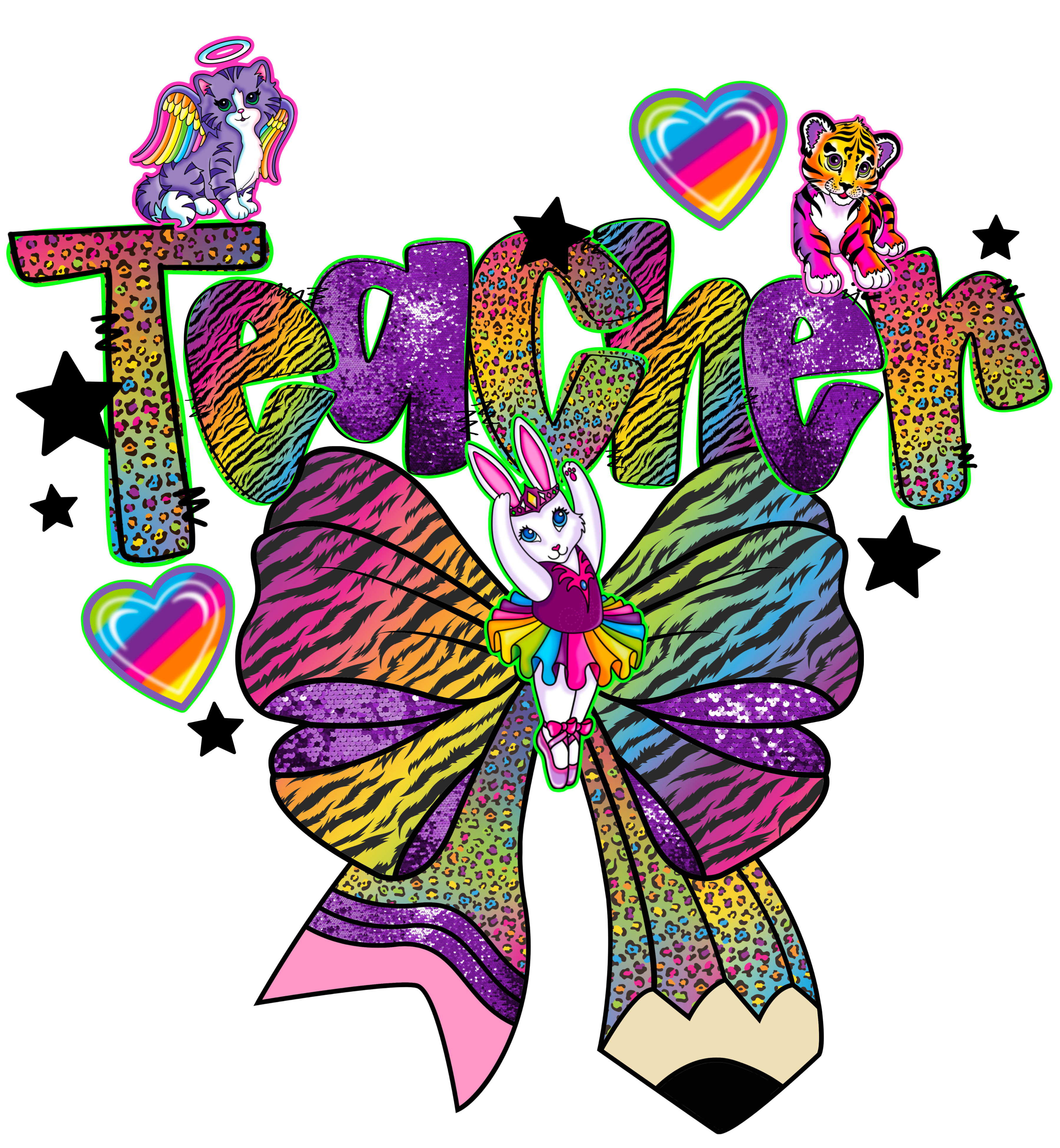 Randomness 988 - Lisa Frank Teacher