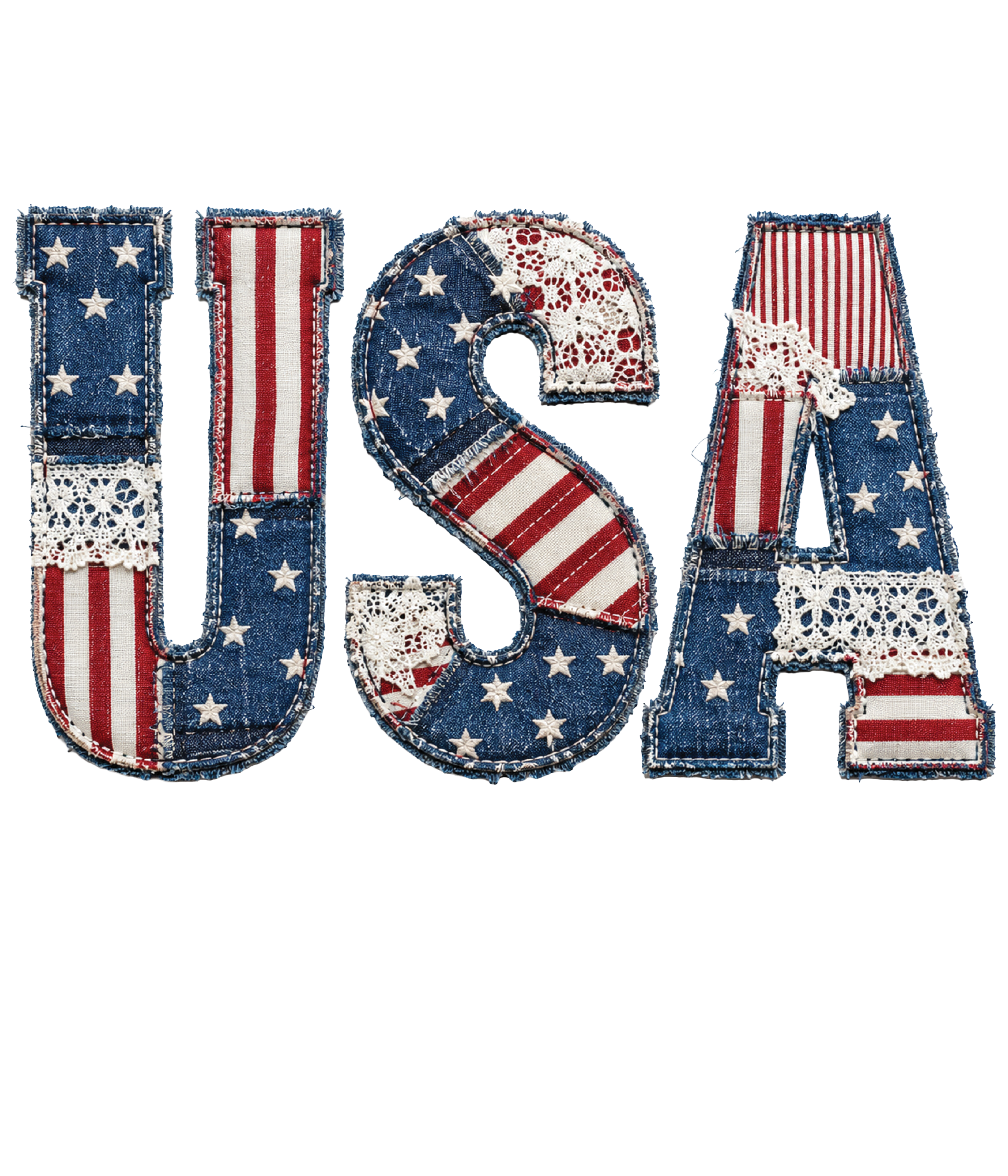 Randomness 1736 - Usa Stitches Quilted