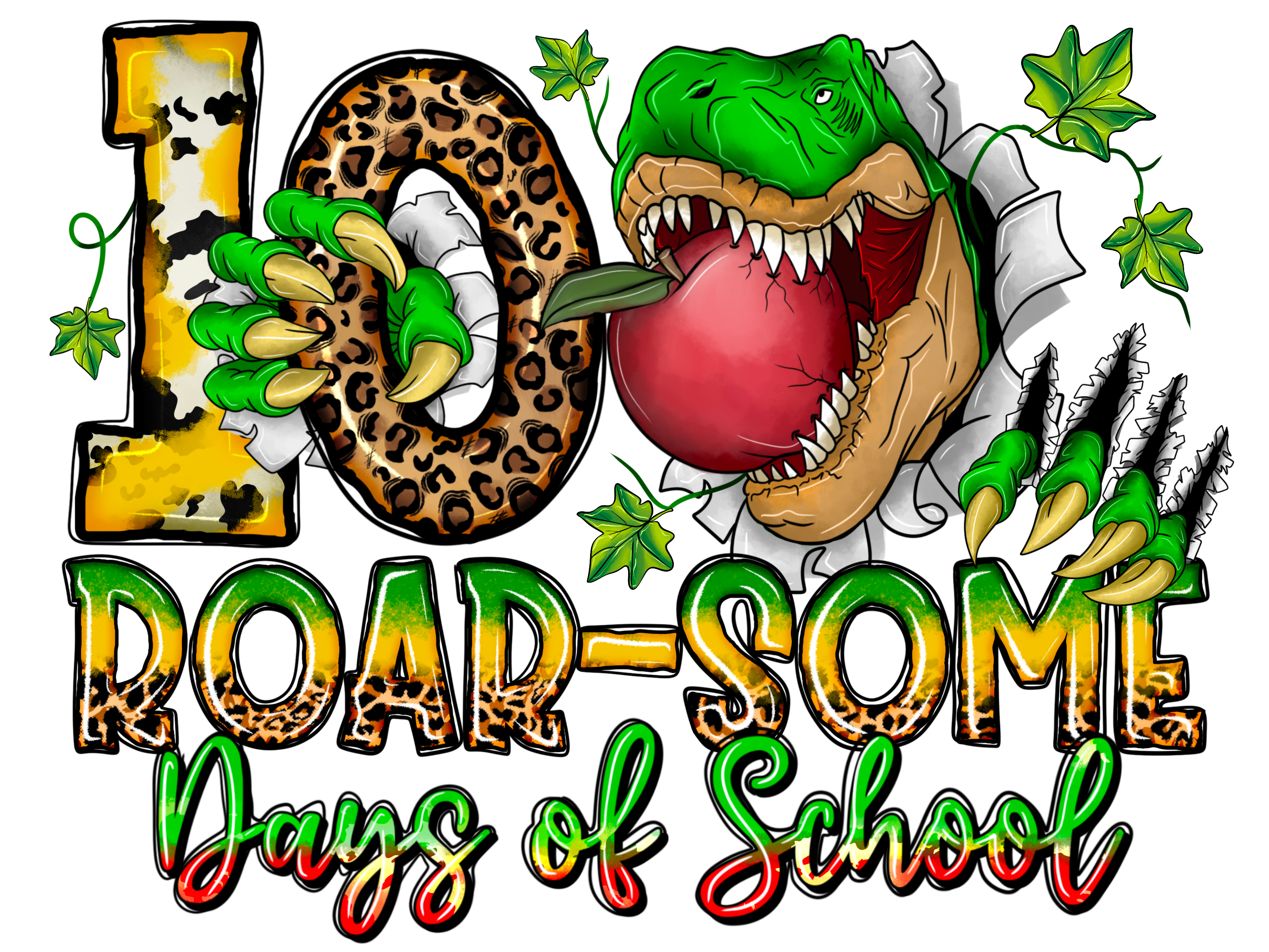 Teacher 46 - 100roarsomedaysofschool