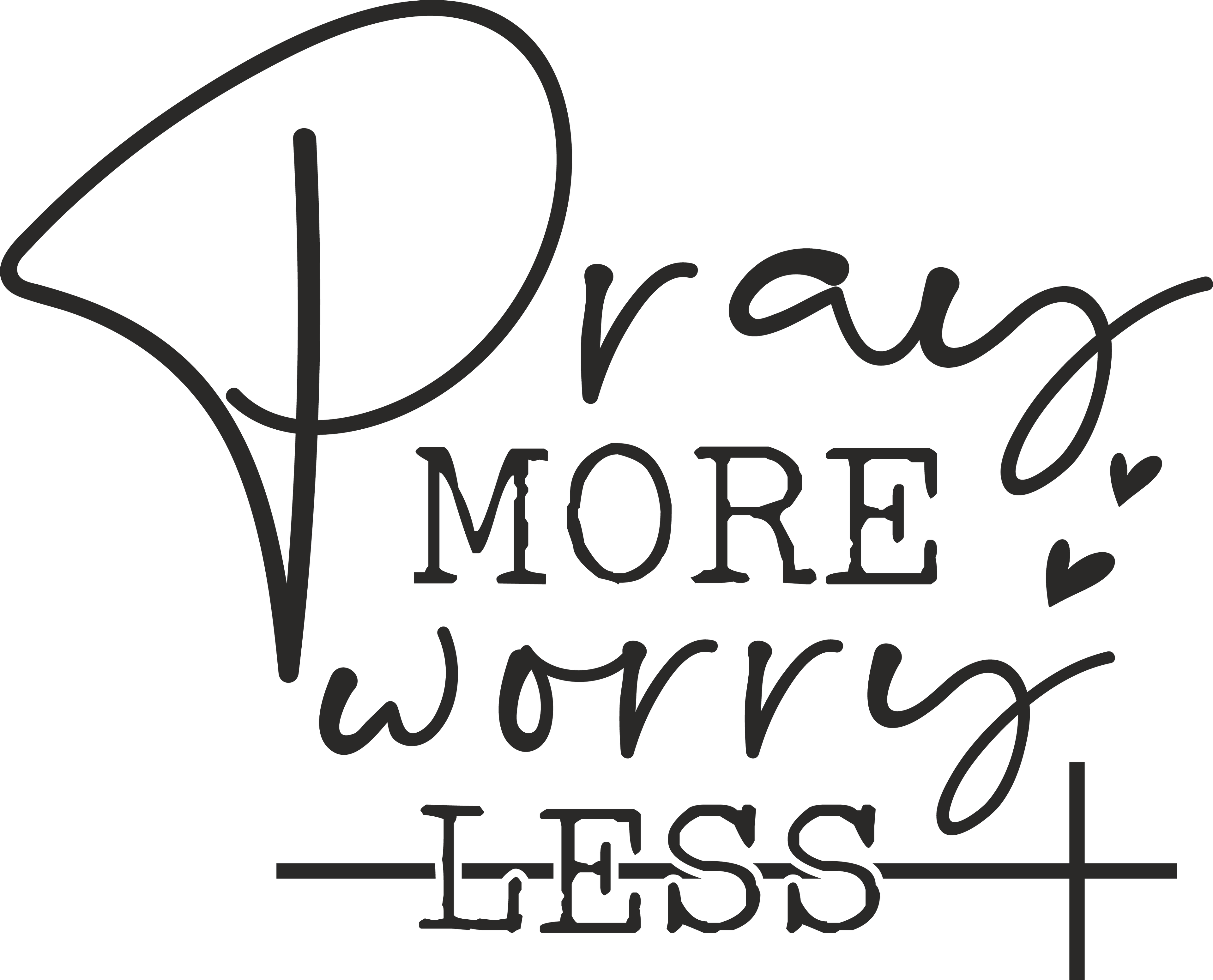 Christian 544 - Pray More Worry Less