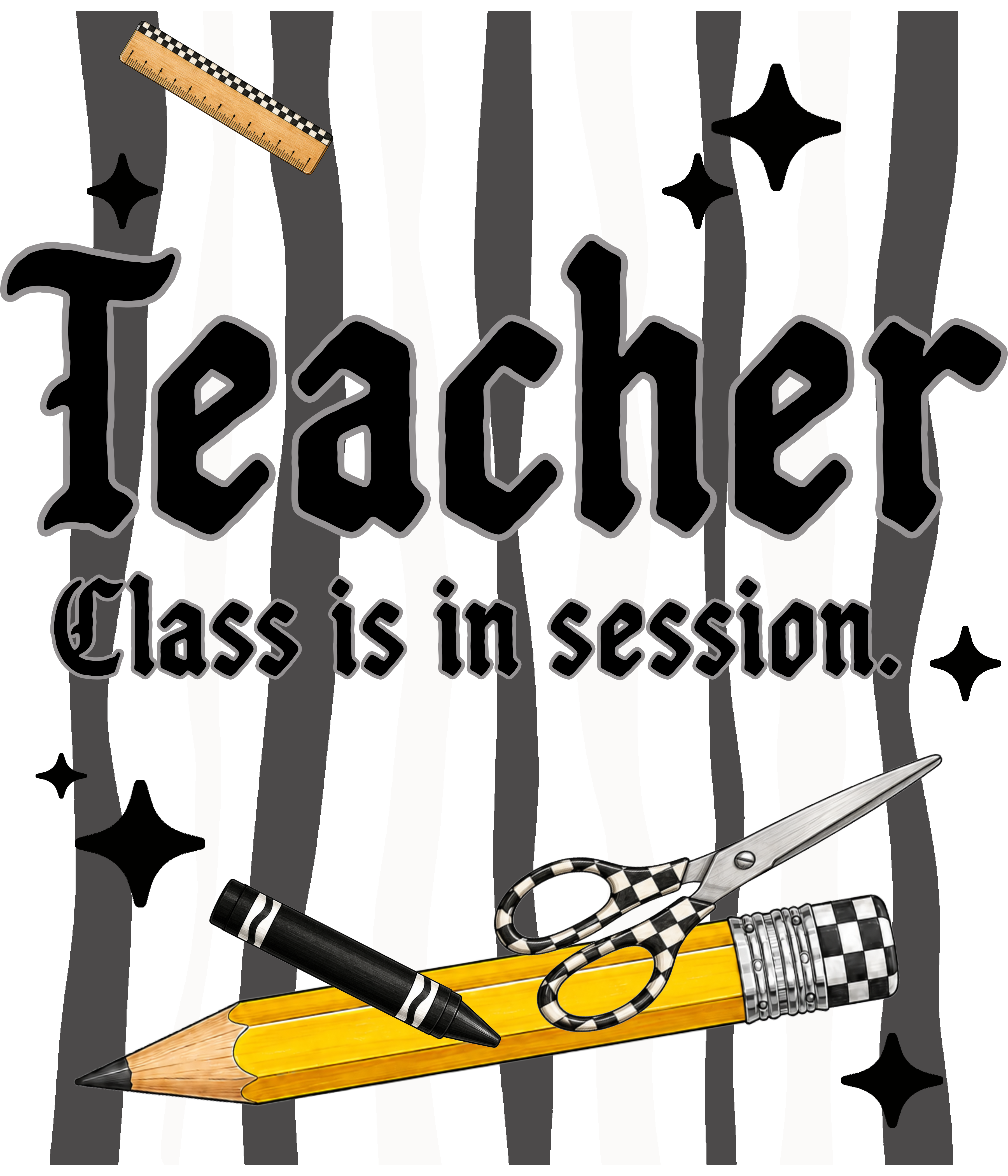 Randomness 1619 - Teacher Checkered