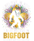 Mardi Gras 395 - Funny I Believe In Bigfoot Mardi Gras Forest Retro Humor Sweatshirt (1)