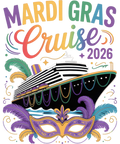 Mardi Gras 596 - Mardi Gras Cruise 2026 Fun Vibes For Travelers And Party Sweatshirt
