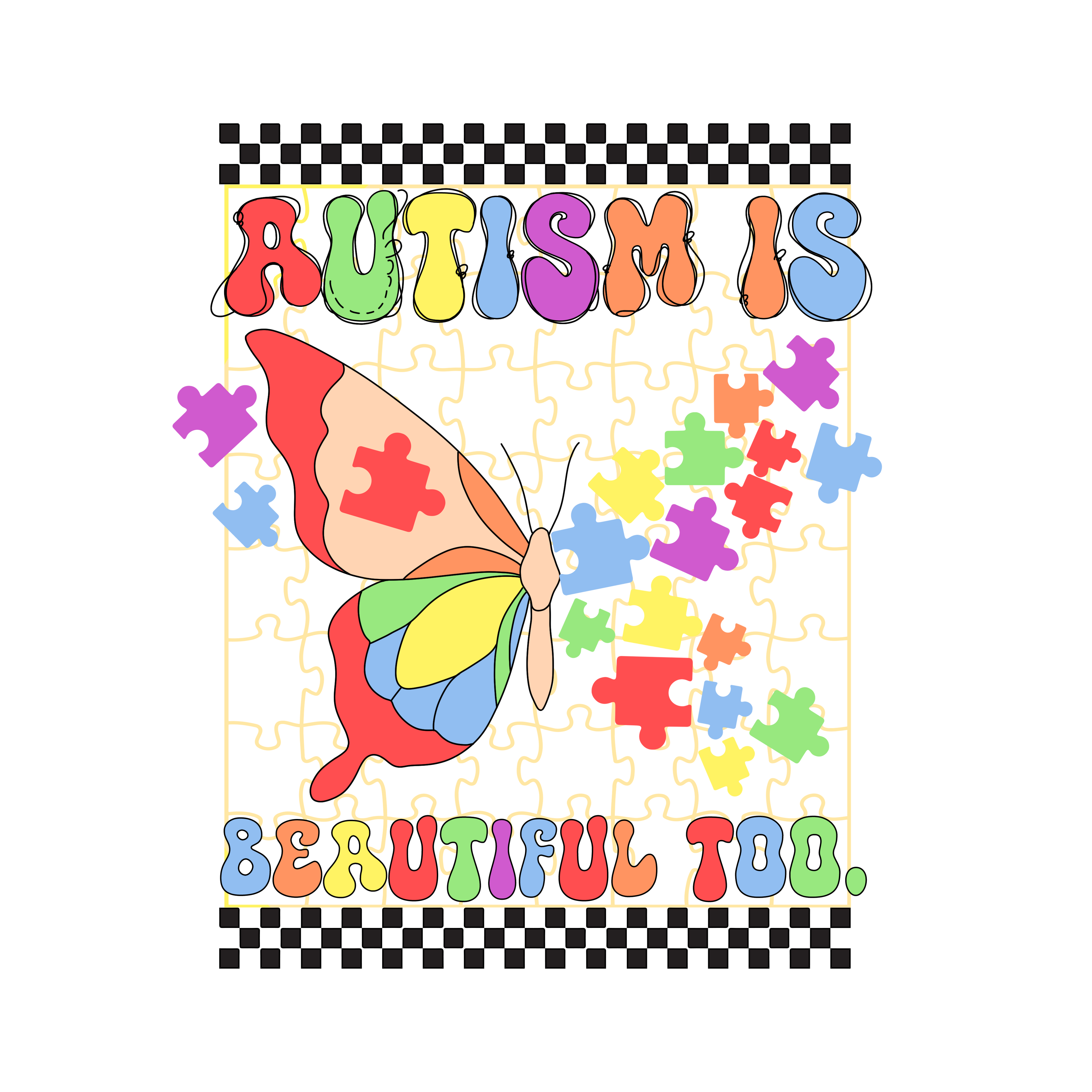 Autism 812 - Copy Of Autism Awareness Let Your Light Shine