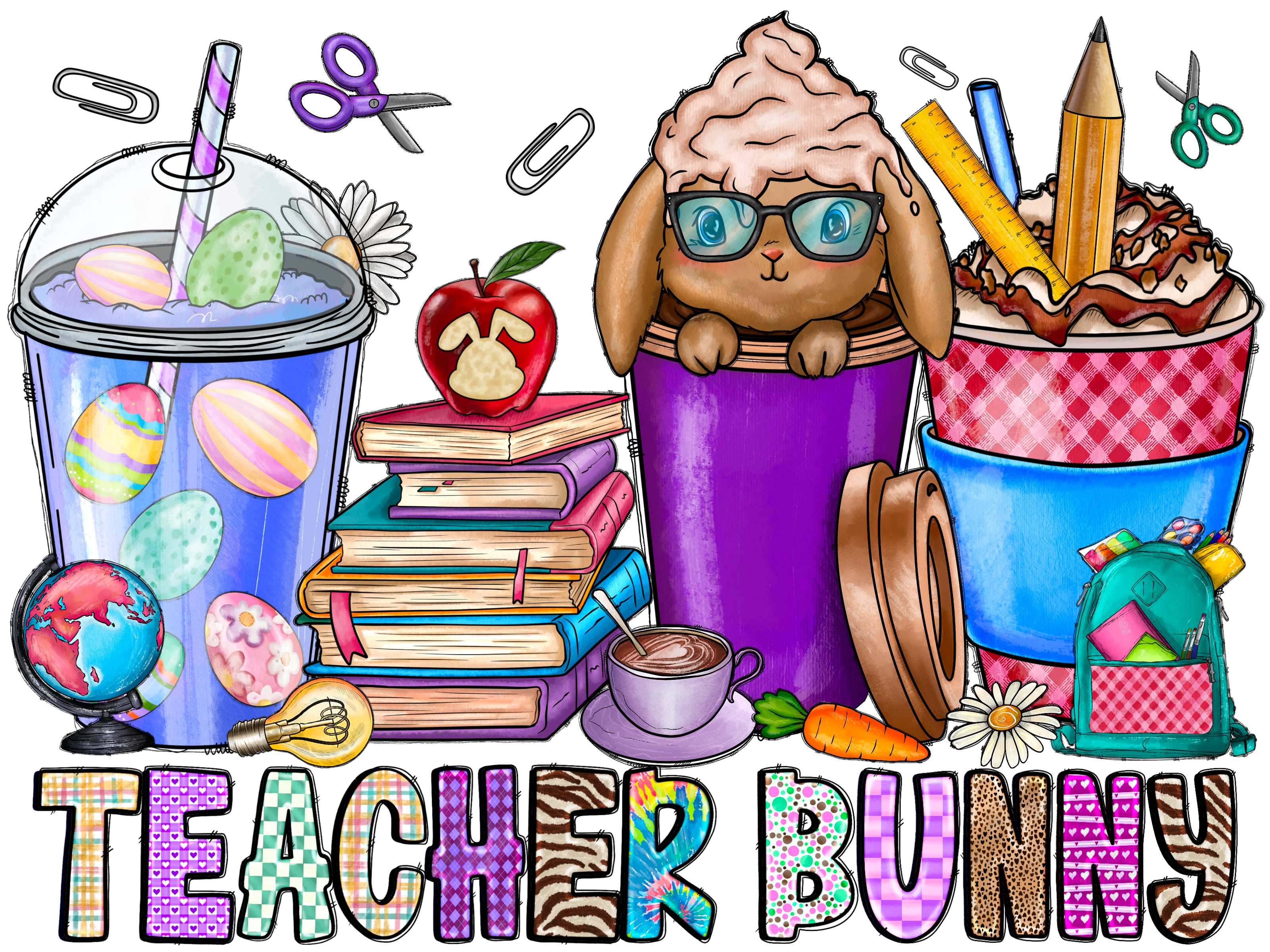 Teacher 682 - Teacherbunnycoffee