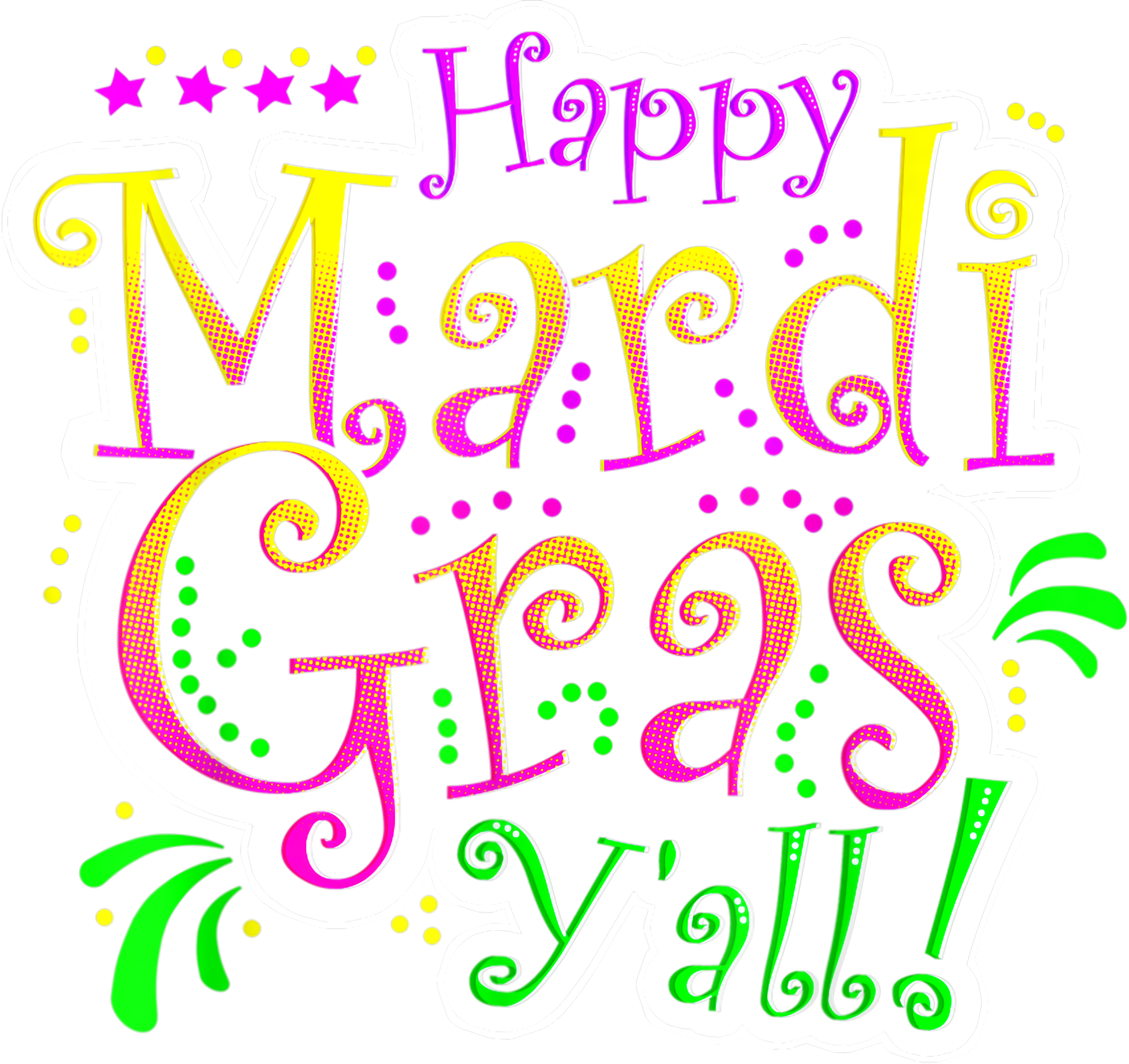 Mardi Gras 444 - Happy Mardi Gras Y All Party Parade New Orleans  Gift T Shirt