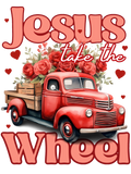 Christian 425 - Jesus Wheel Roses