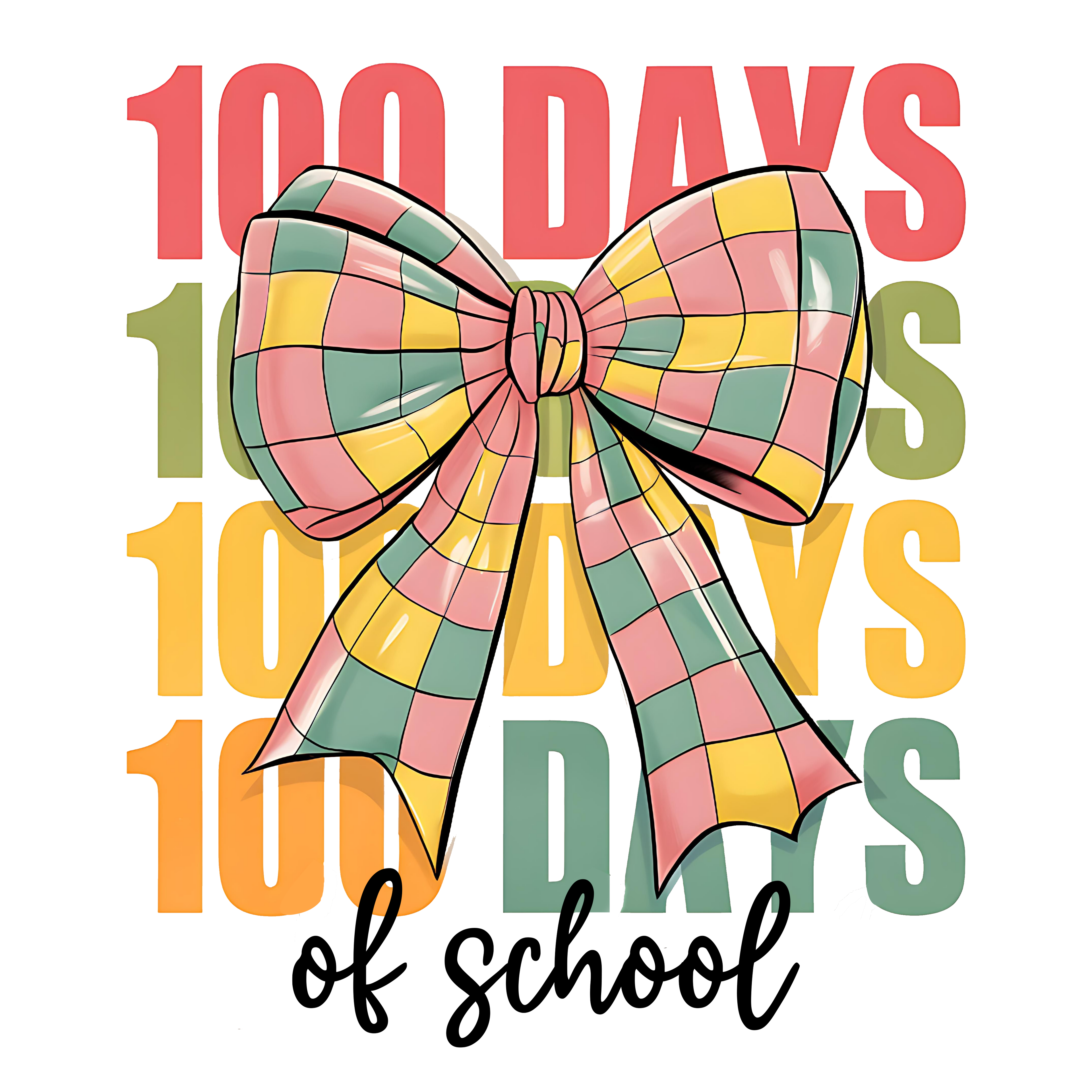 Back to School 313 - Coquette Bow 100 Days Of School