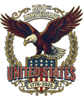 4th of July 30 - 250 Anniversary Usa 250th Us Flag Patriotic 4th Of July T Shirt