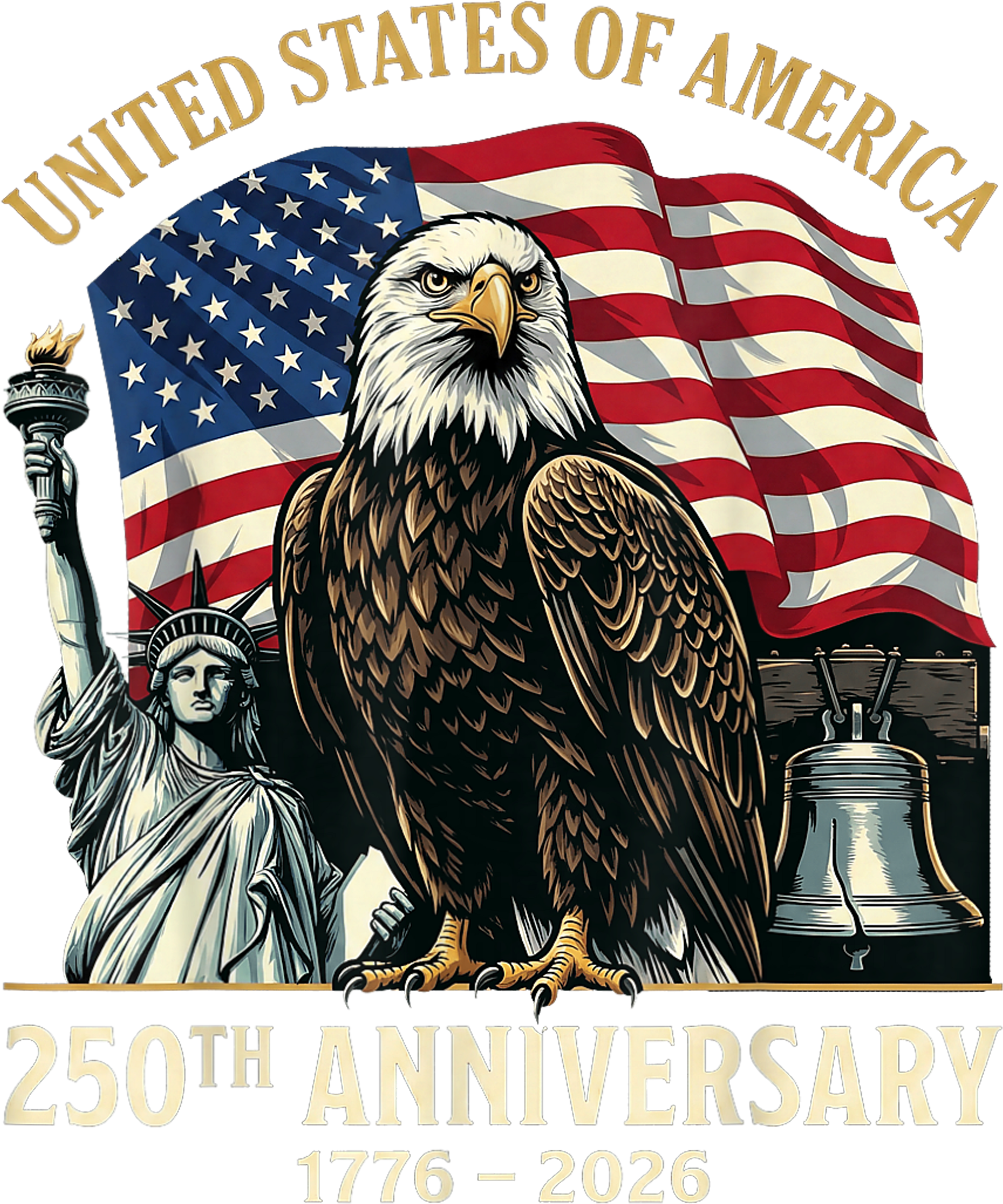 4th of July 64 - 250th Anniversary Usa Shirt Patriotic Freedom 4th Of July T Shirt