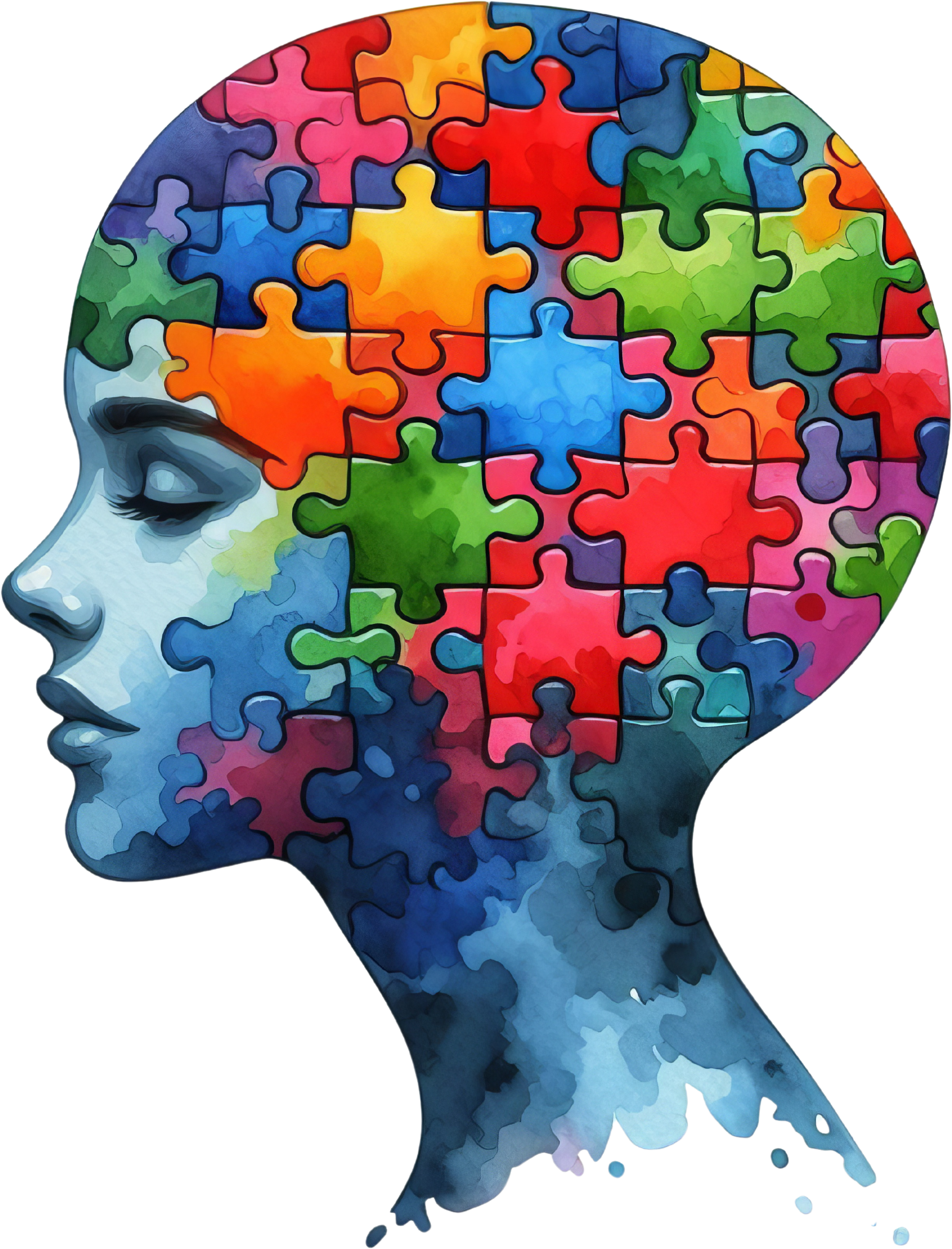 Autism 343 - Copy Of 06. Cute Baby Elephant Sitting And Holding A Heart Shaped Puzzle