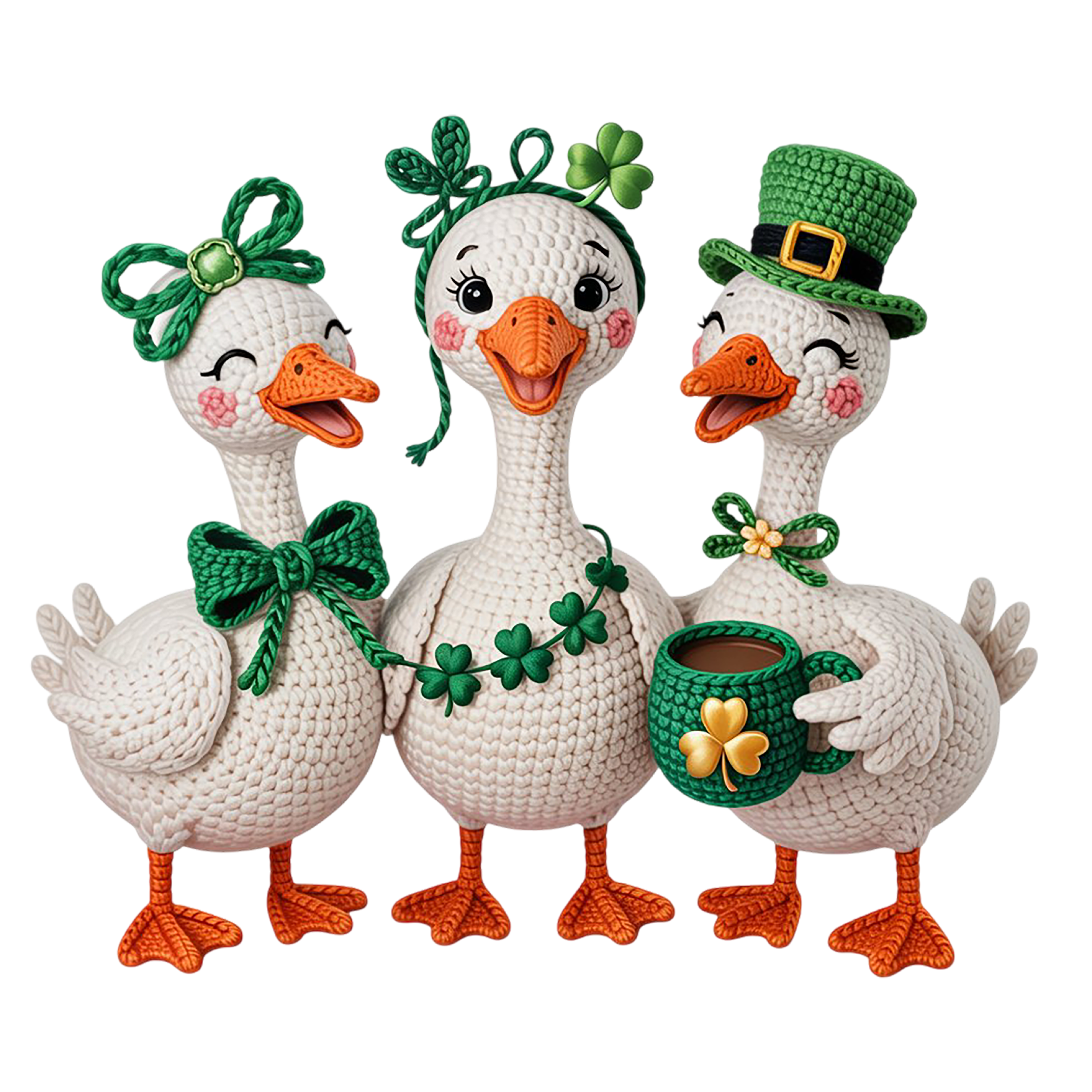 St. Patrick's Day 14 - Crochet St Patricks Day Silly 139019569 Crochet St Patrick’S Day Silly Goose Png