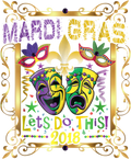 Mardi Gras 674 - Mardi Gras Tshirt 2018, Fleur Symbol New Orleans Parade Gift