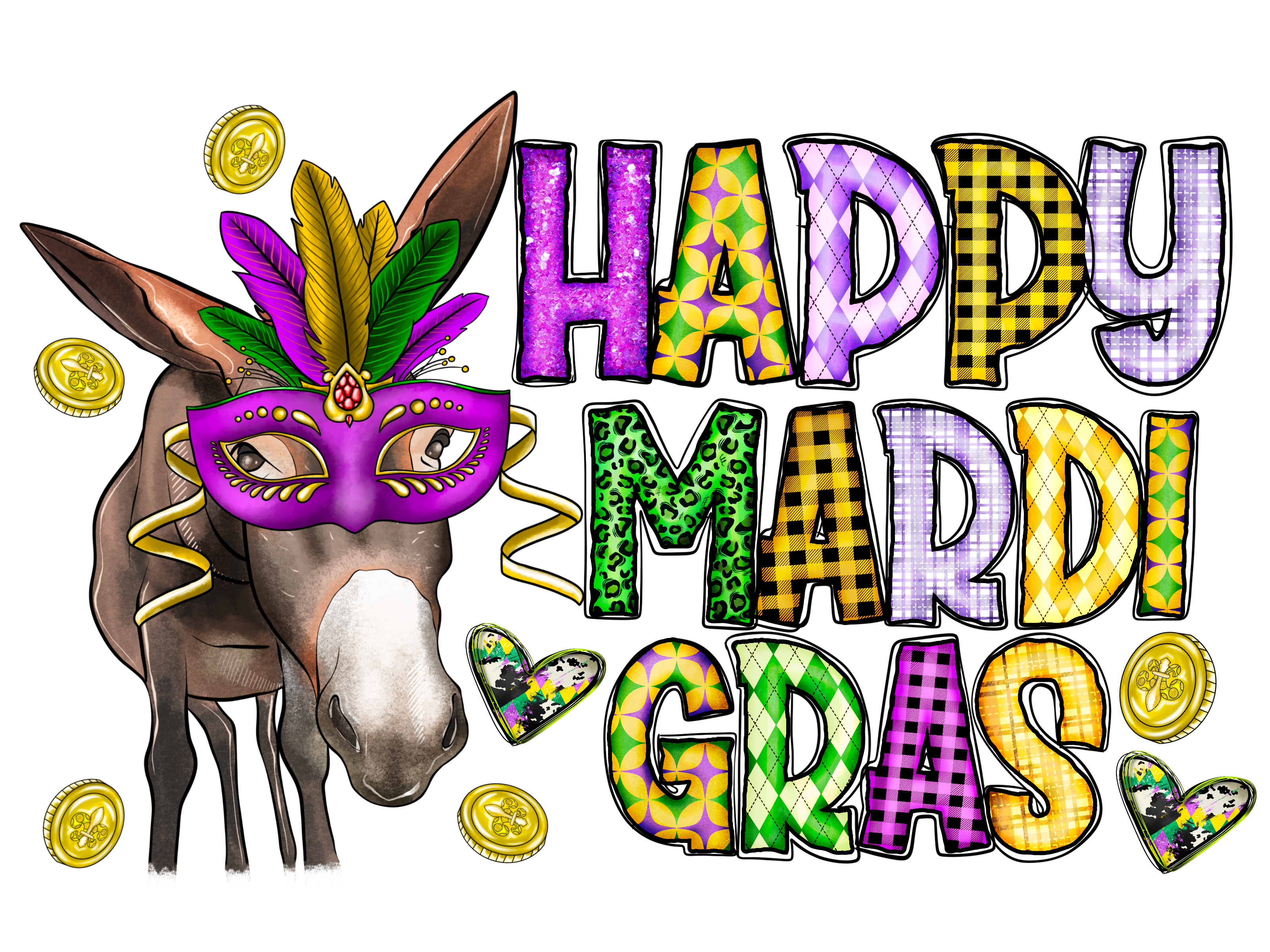 Mardi Gras 454 - Happymardigrasdonkey
