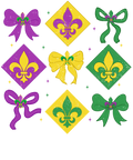 Mardi Gras 954 - Or 26122024 Vtn Retro Checked Coquette Mardi Gras