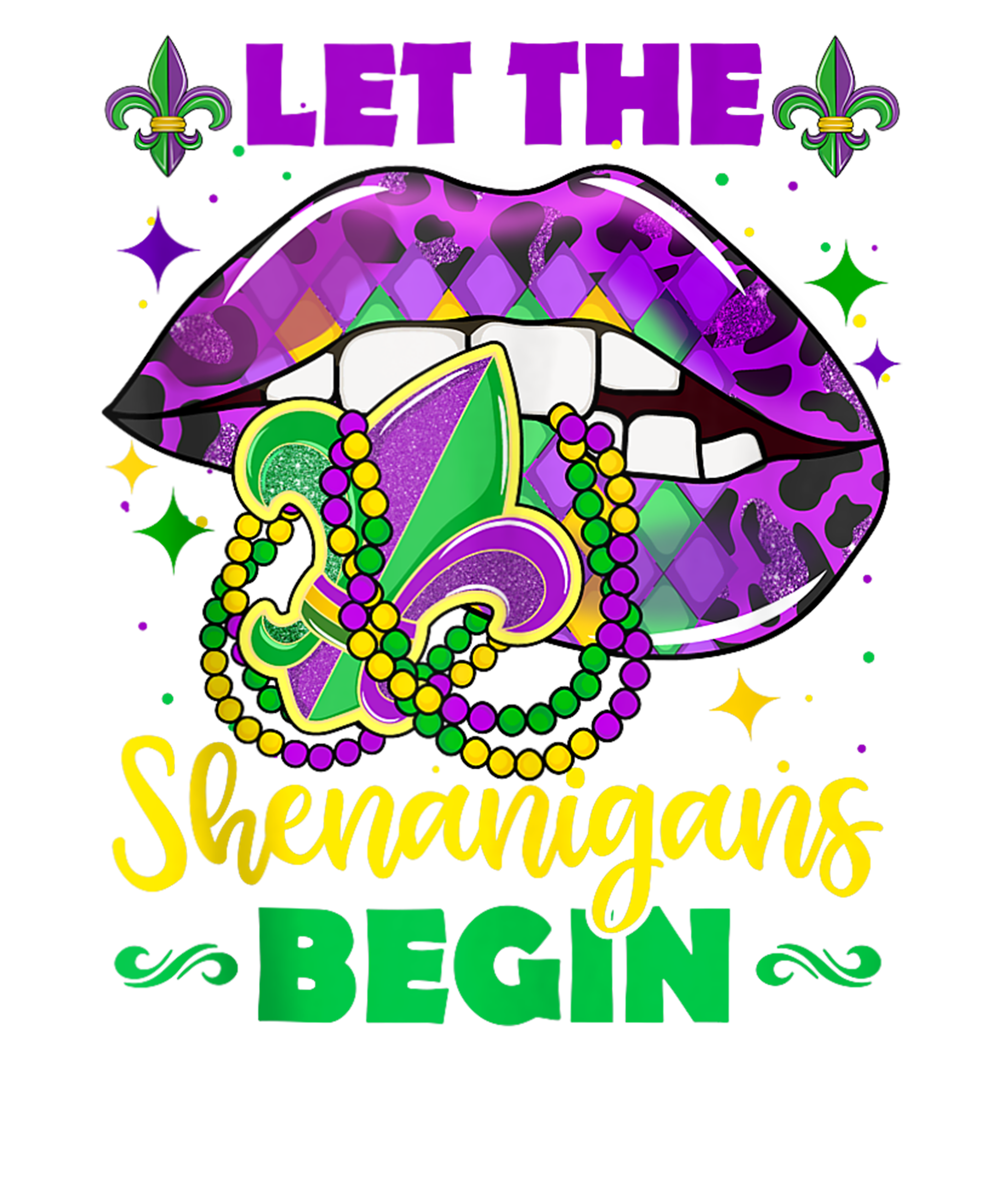 Mardi Gras 513 - Let The Shenanigans Begin Mardi Gras Lips