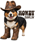 Randomness 856 - Howdy Darlin Corgi Tricolor