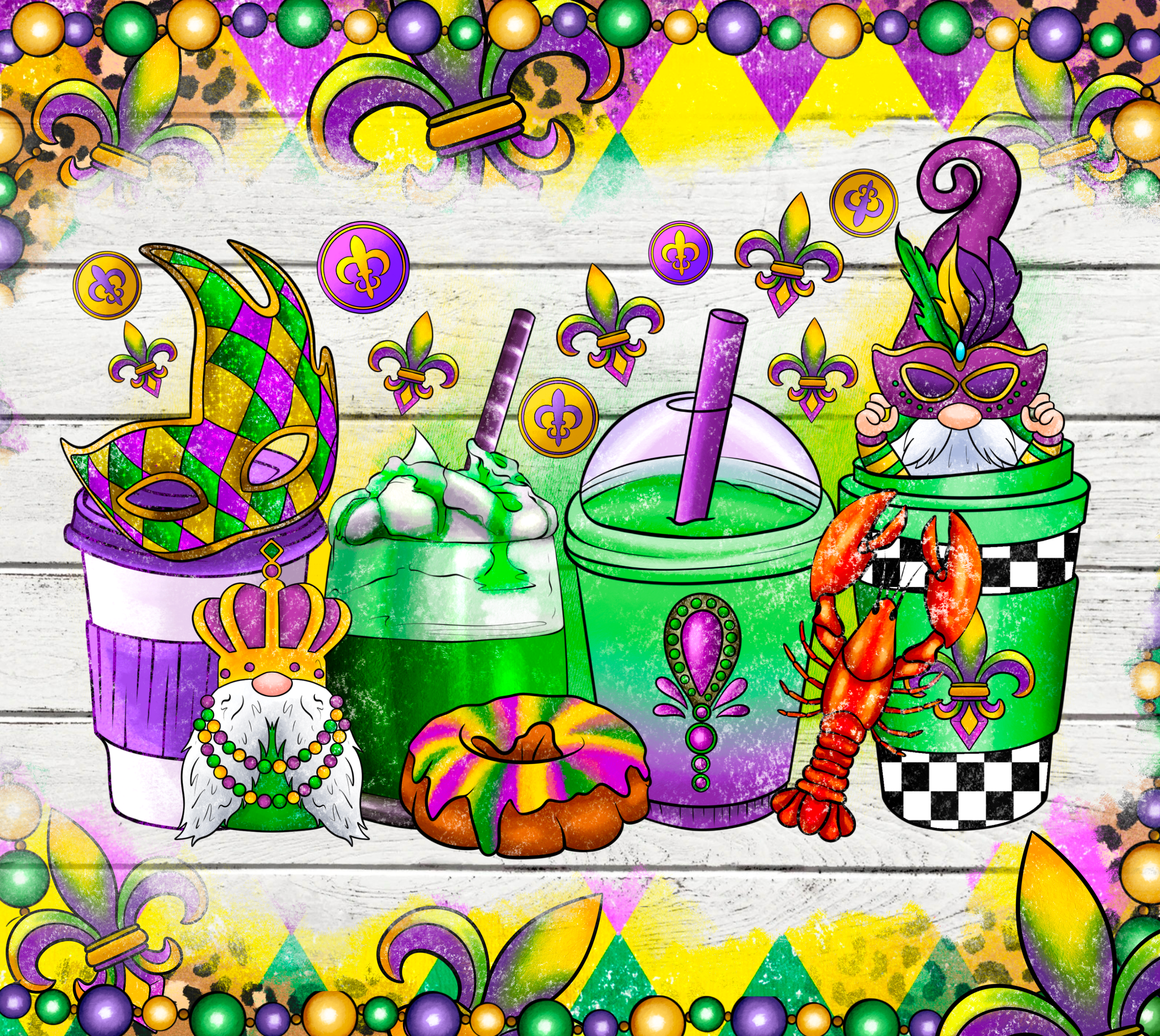 Mardi Gras 745 - Mardigrascoffeetumbler