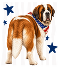 Randomness 1468 - Saint Bernard Back Usa