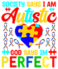 Autism 411 - Copy Of 17.Rainbow Heart And Autism Awareness Design