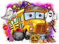 Teacher 603 - Schoolbushalloween