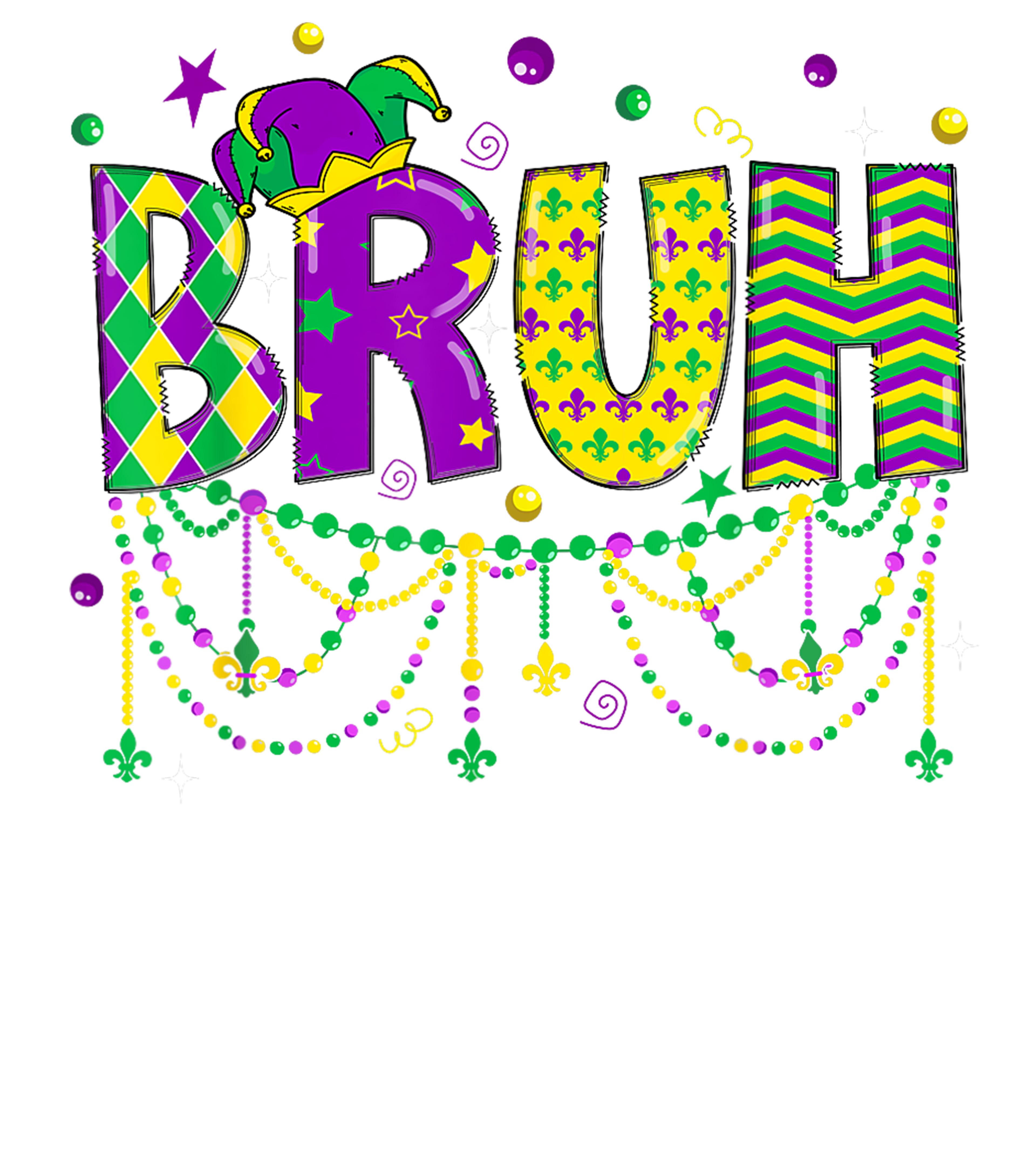 Mardi Gras 850 - Merch Mardi Gras Bruh Party Funny Mardi Gras Carnival Men Women T Shirt