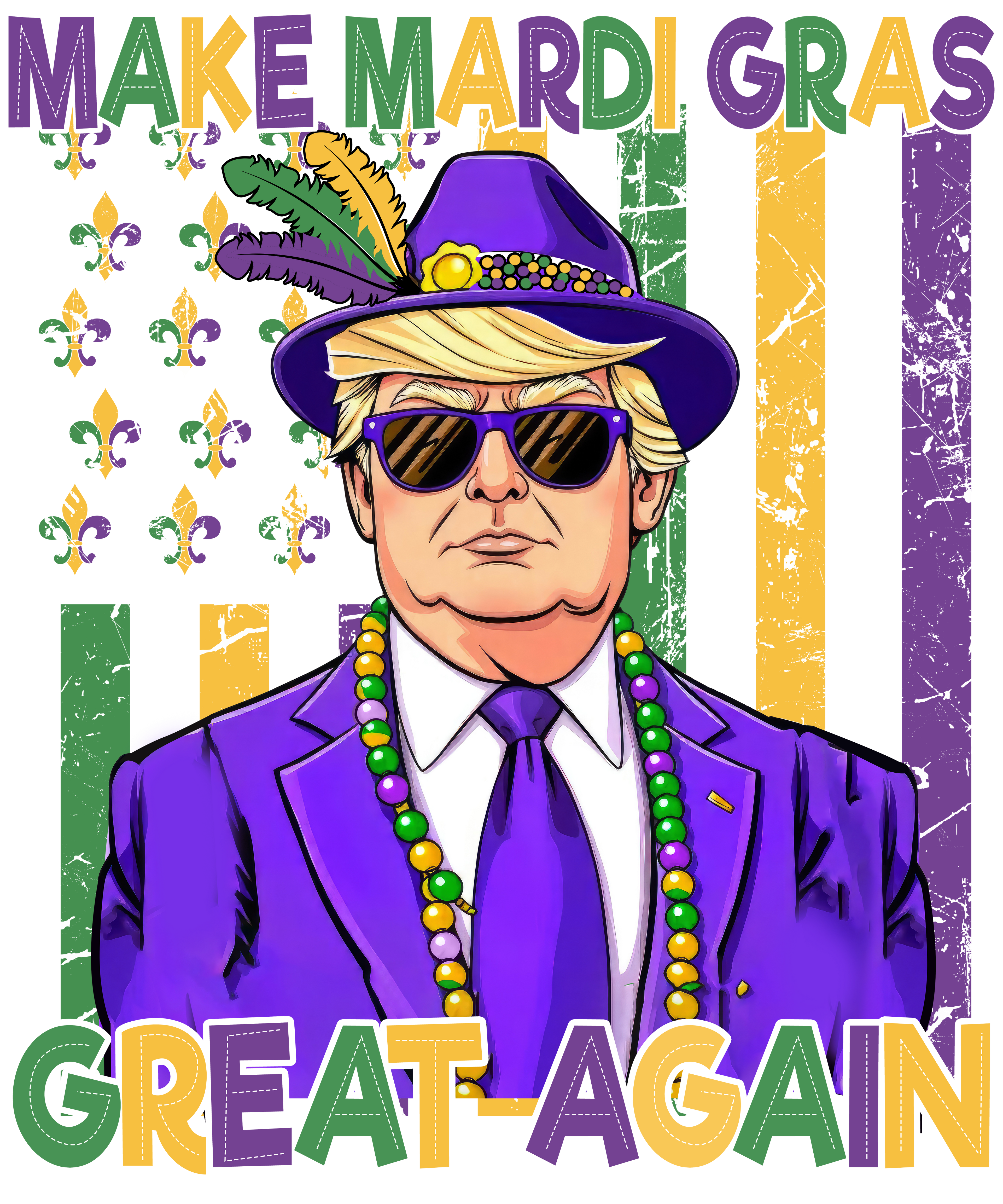 Mardi Gras 980 - Or 712025 Vtn Make Mardi Gras Great Again Trump