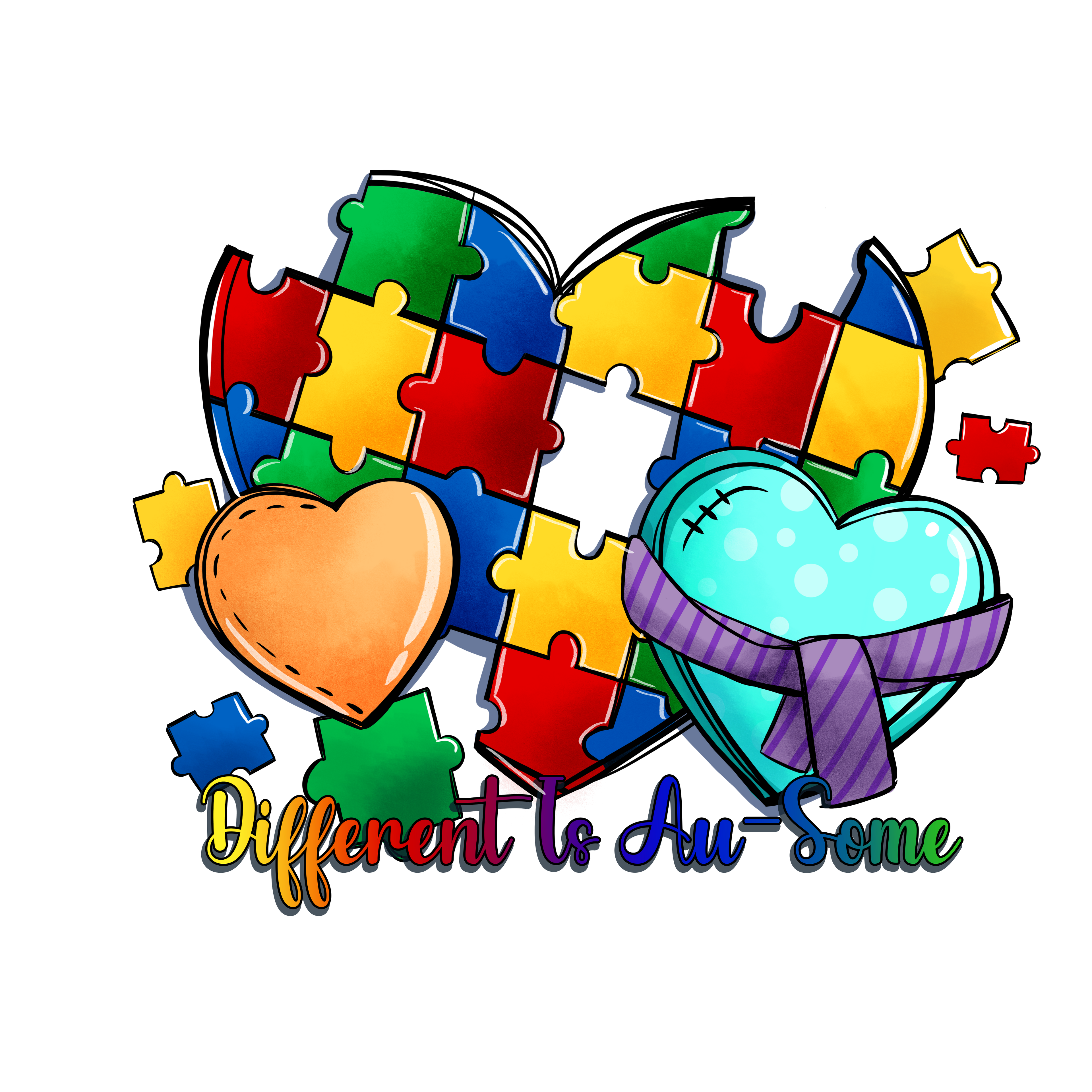 Autism 755 - Copy Of A05 L240414 17 Autism Awareness Puzzle 17