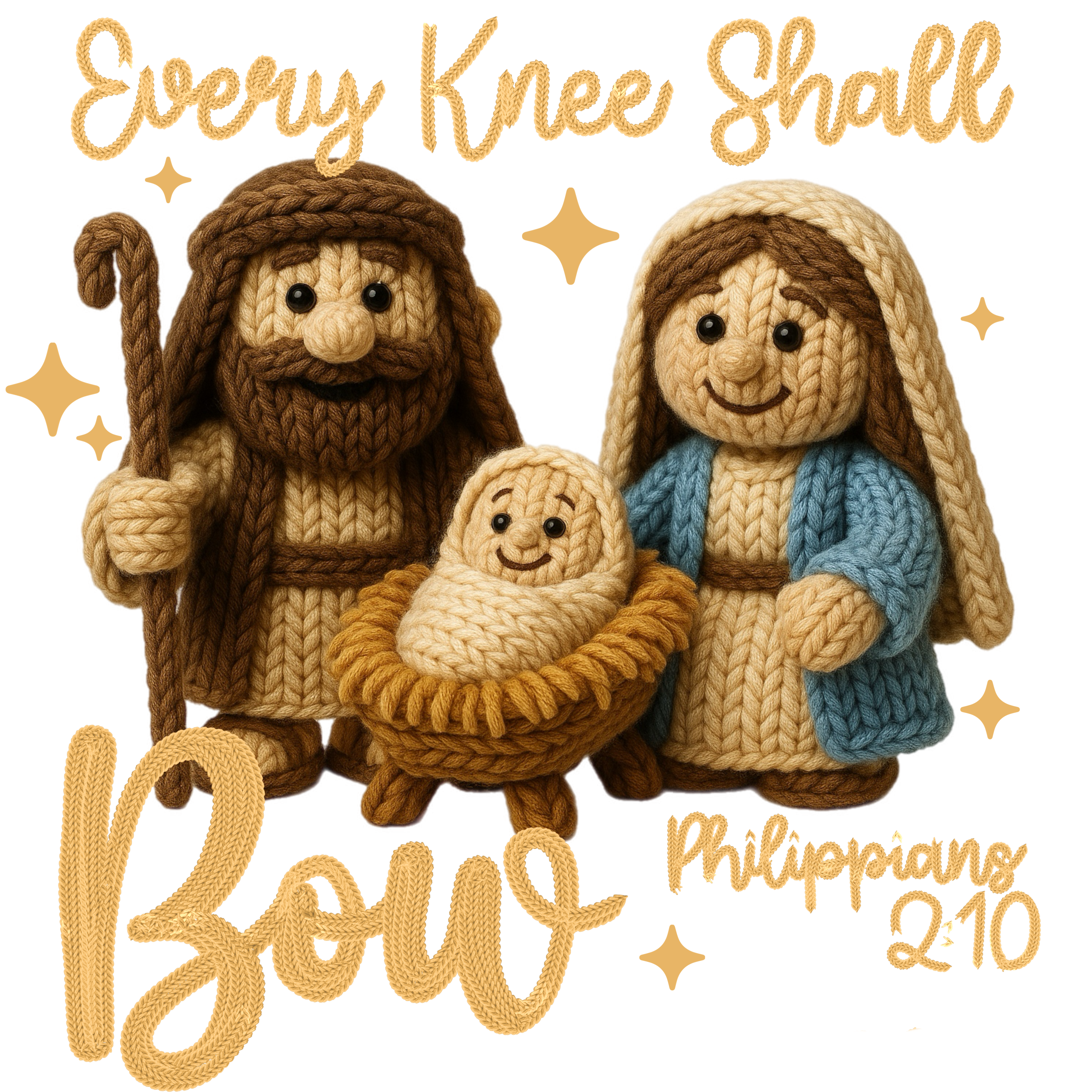 Christian 116 - Every Knee Crochet