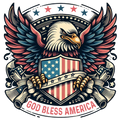 4th of July 215 - 4th Of July Png God Bless America Png
